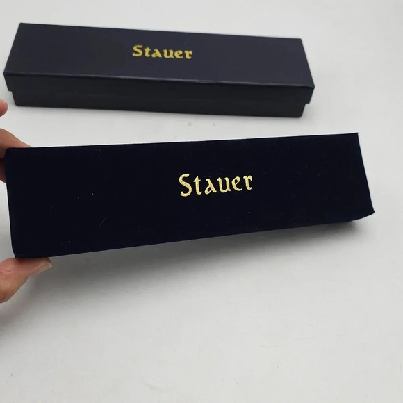 Stauer Eterno Bracelet With Blue Turquoise In Velvet Box 9.5 Total Length - Picture 4 of 8